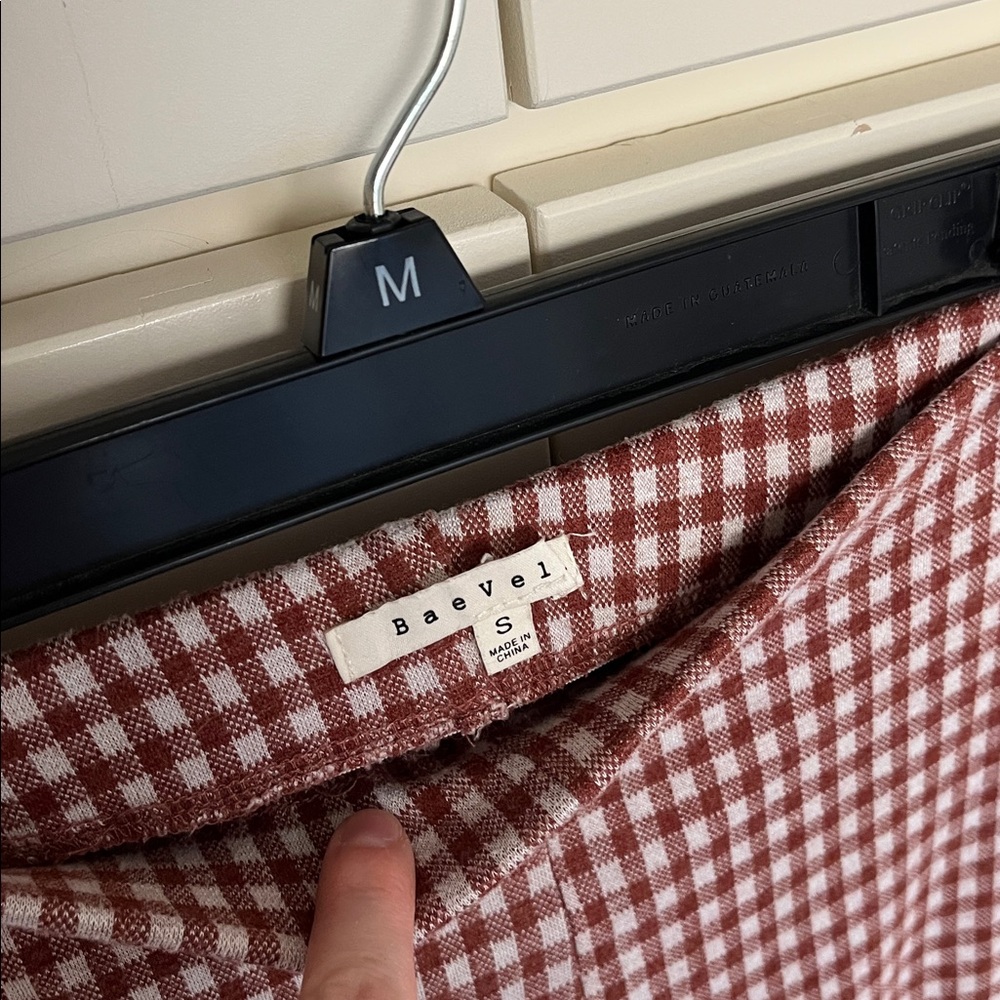 Rust Gingham Pants - image 5